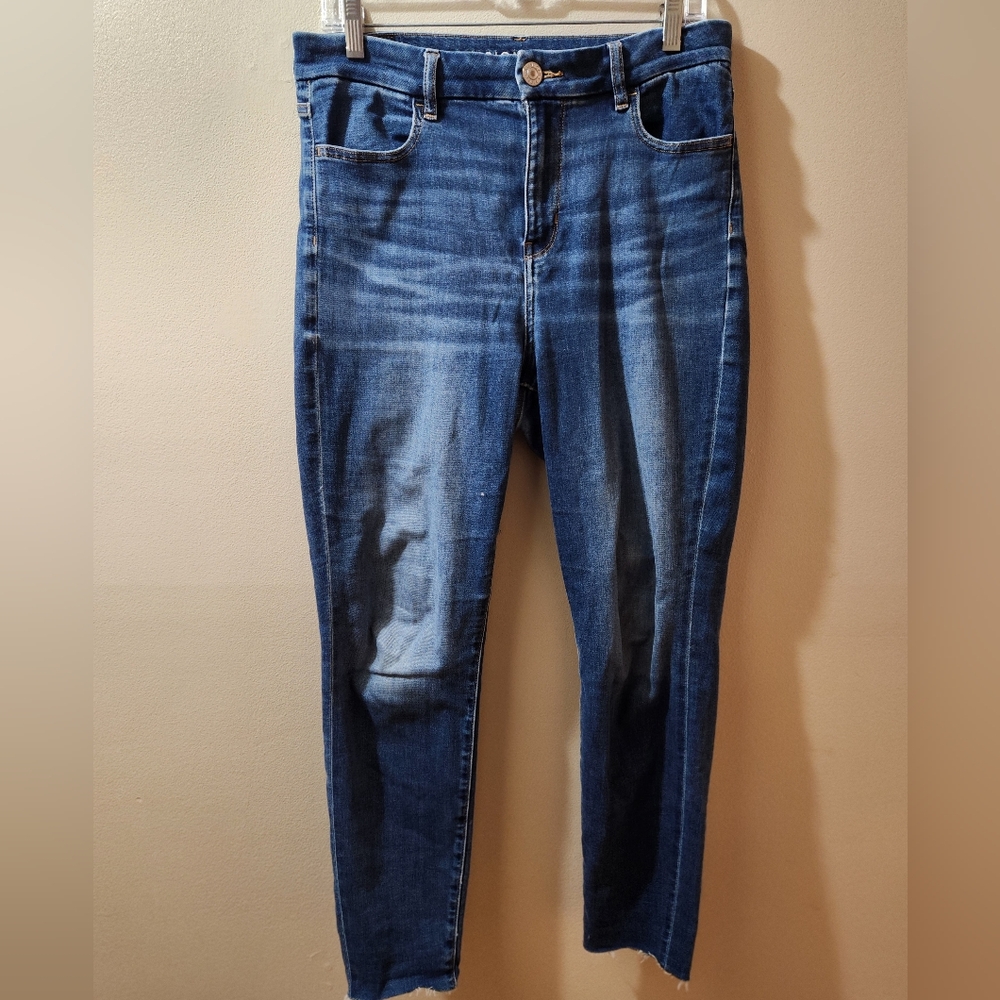 American Eagle, stretchable, denim, curvy jeans,  size 10